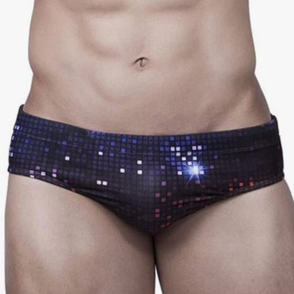 Men's UXH “Push Up” Digital Swim Brief - Picture 5 of 9